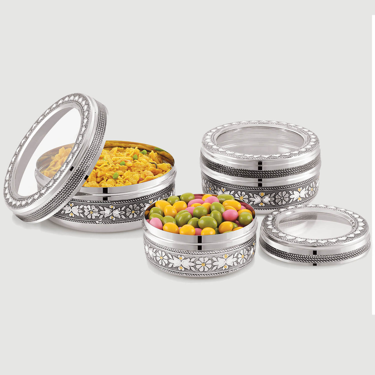 Mirror Deluxe Puri Dabba