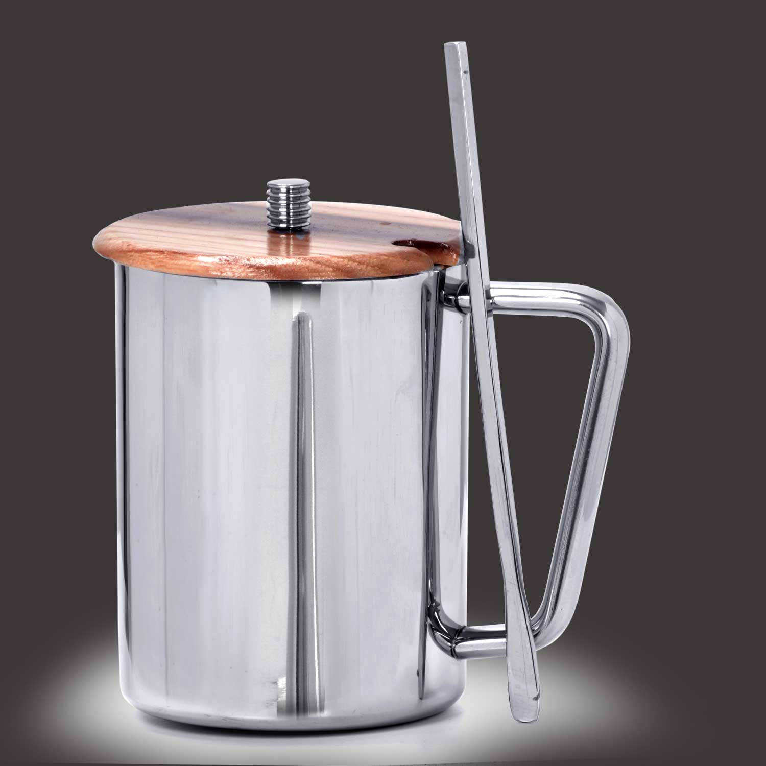Mirror Coffee Mug With Stick