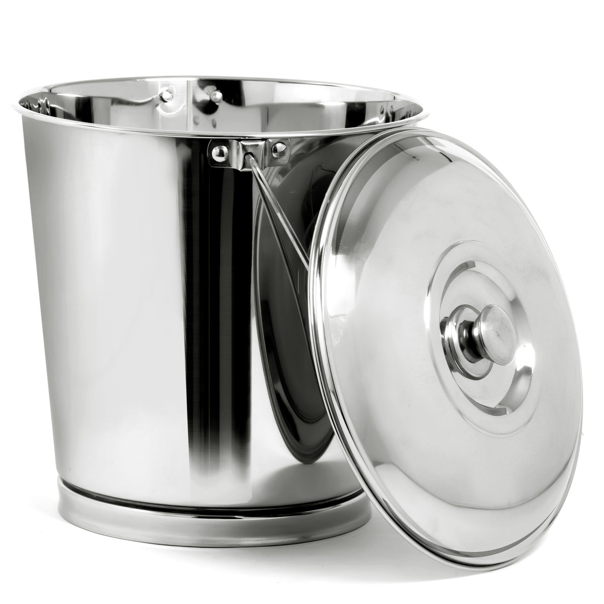 Mirror Bucket With Cover