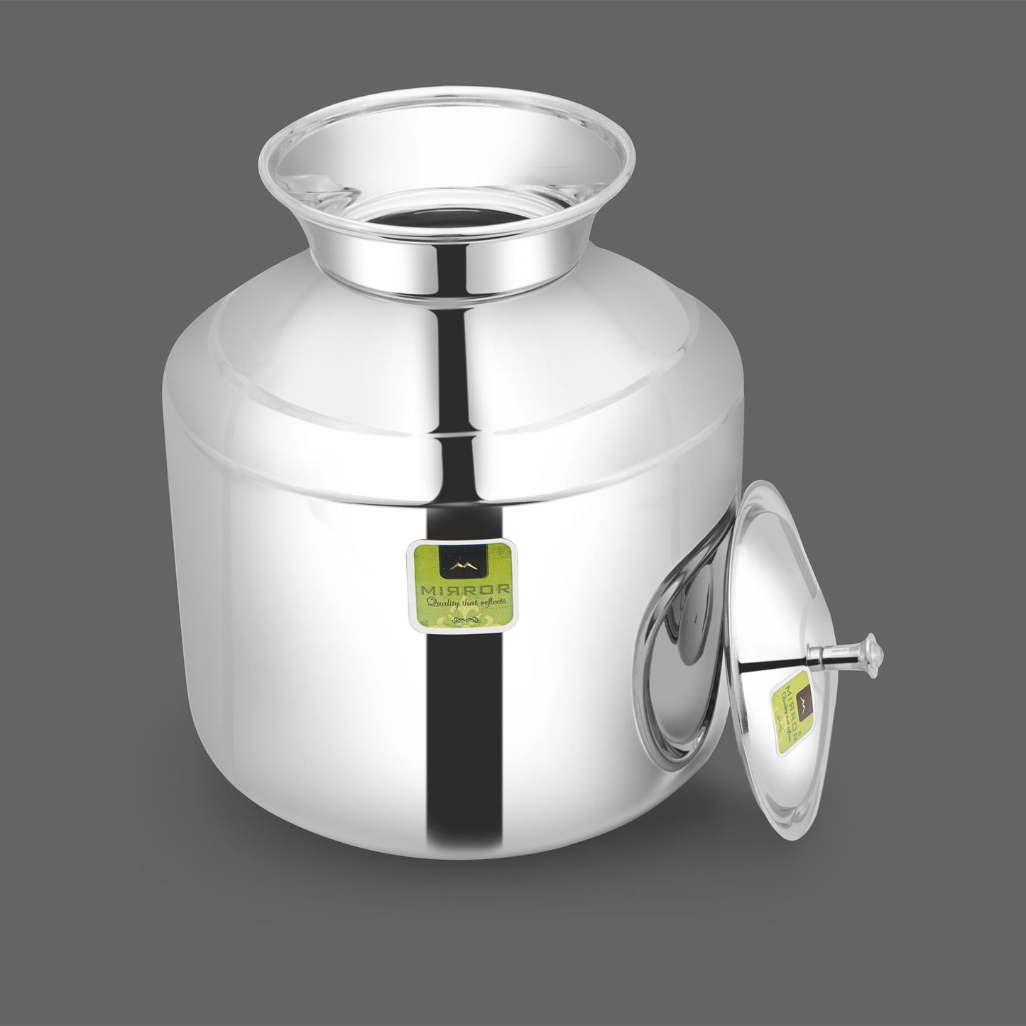 Mirror Water Pot - With Cover (Matka)
