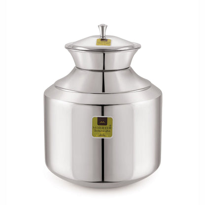 Mirror Water Pot - With Cover (Matka)
